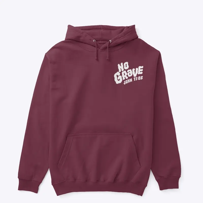 No Grave Hoodie (Maroon)